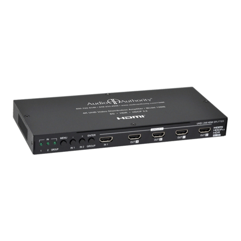 Audio Authority 1398E User manual