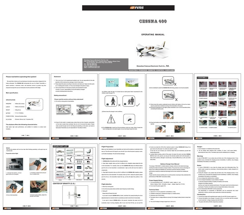 Shenzhen Famous Electronic Tech Co., ltd CESSNA 400 operating manual Shenzhen Famous Electronic Tech Co., ltd CESSNA 400 operating manual