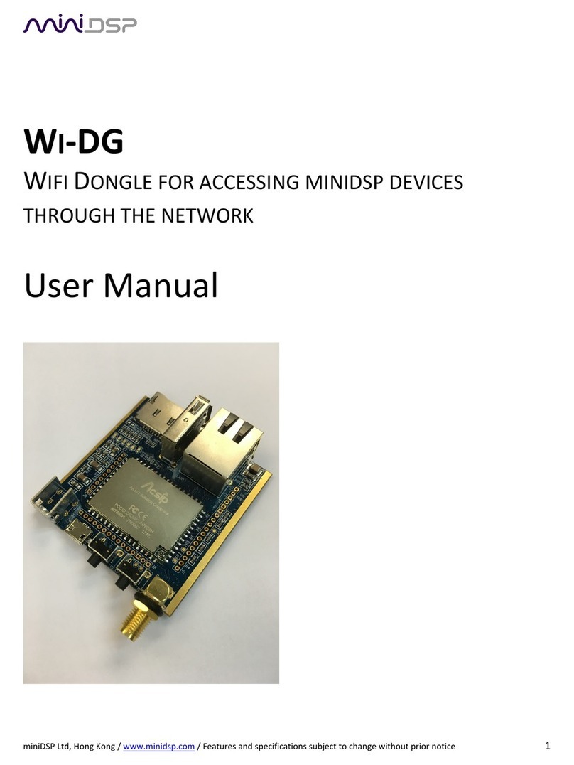 miniDSP WI-DG user manual