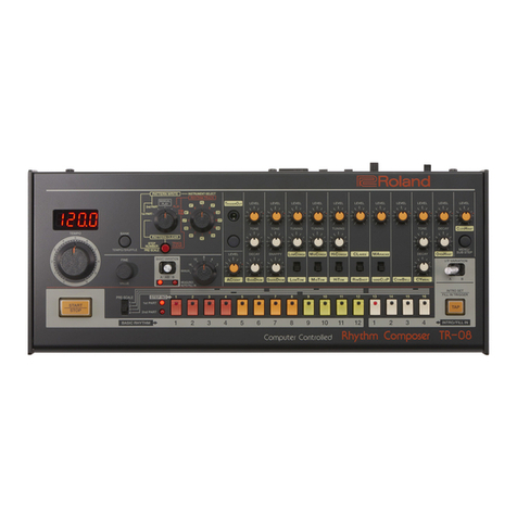 Roland TR-08 User manual