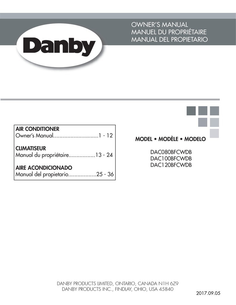 Danby DAC080BFCWDB User manual Danby DAC080BFCWDB User manual