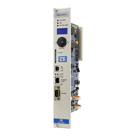 CTI 2500-C100 Nstallation and operation guide