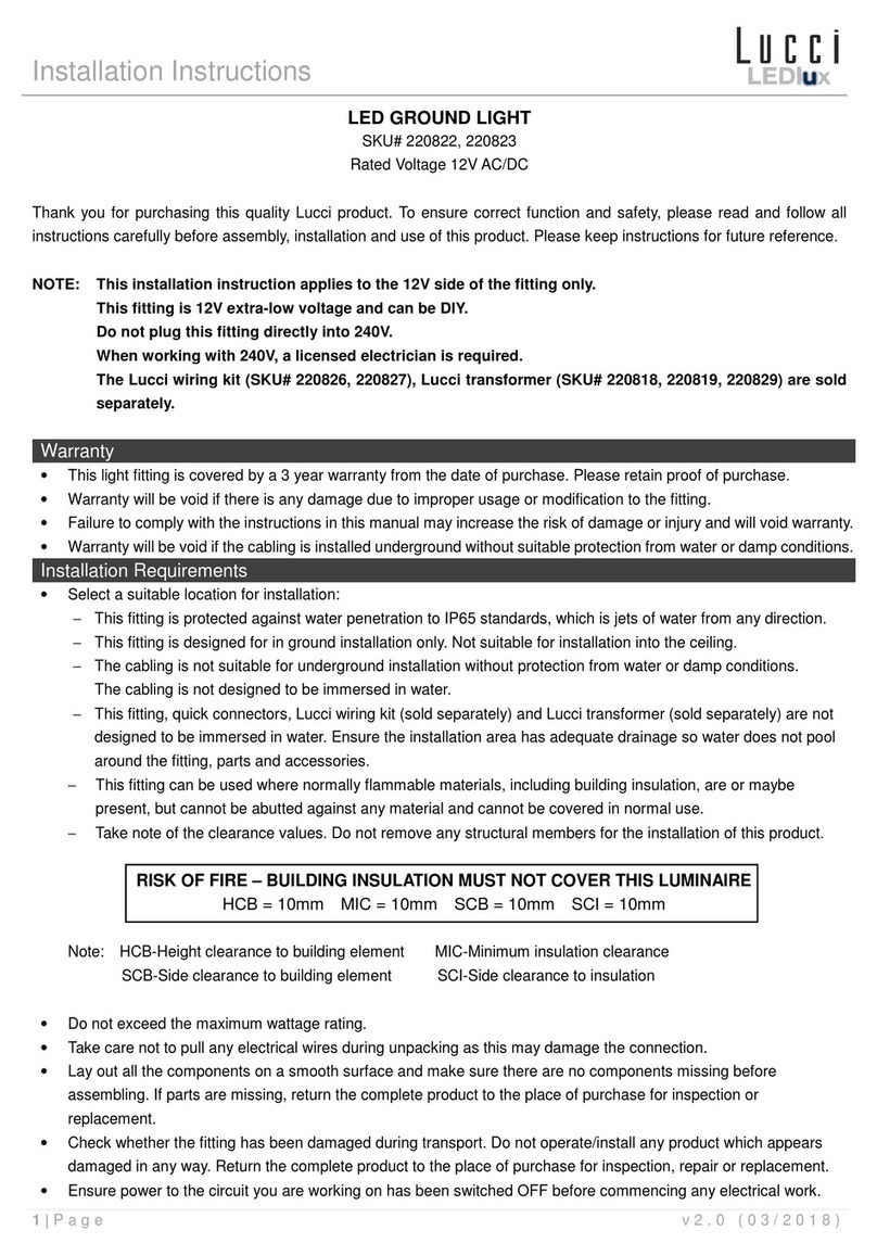 Lucci LEDlux 220822, 220823 User manual