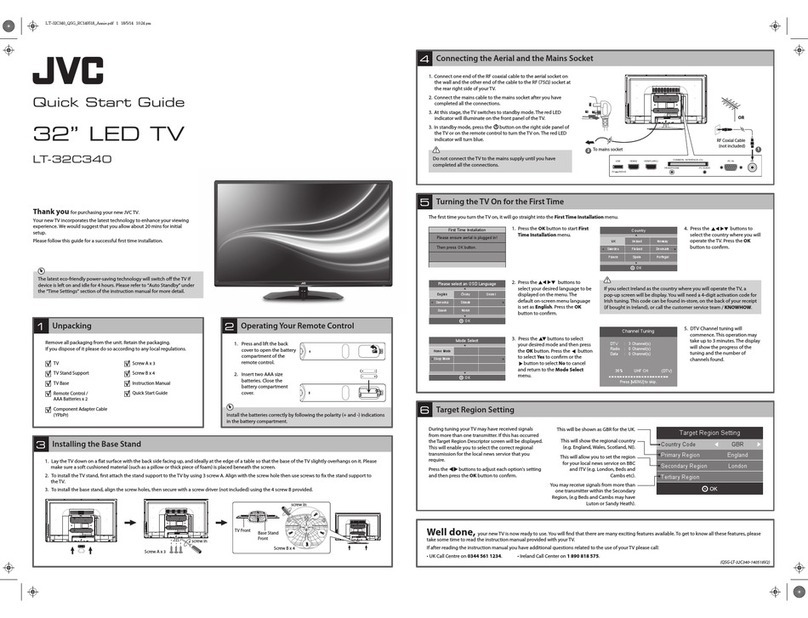 JVC LT-32C340 User manual