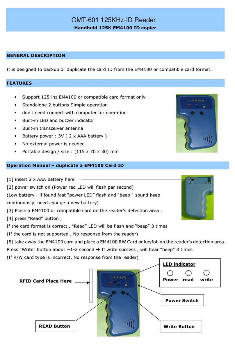 Omnitech OMT-601 manual