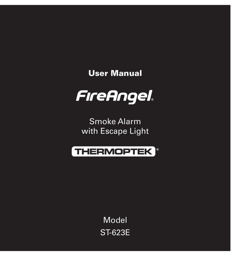 FireAngel THERMOPTEK ST-623E User manual FireAngel THERMOPTEK ST-623E User manual