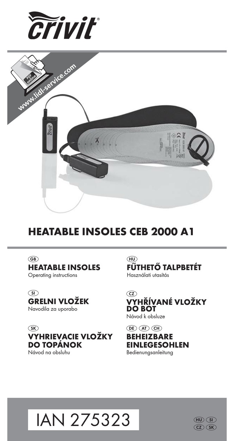 Crivit CEB 2000 A1 operating instructions