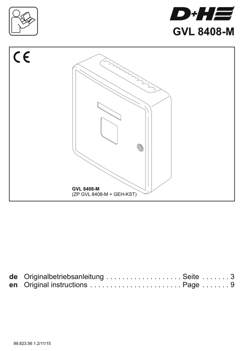 D+H ZP GVL 8408-M User manual