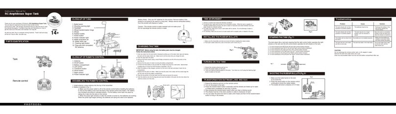 Protool RC Amphibious Super-Tank instruction manual