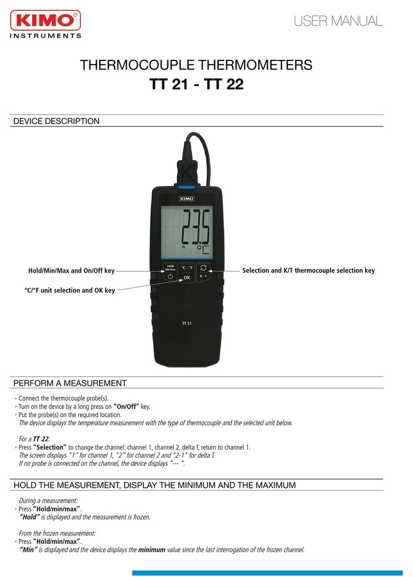 Kimo TT 21 User manual