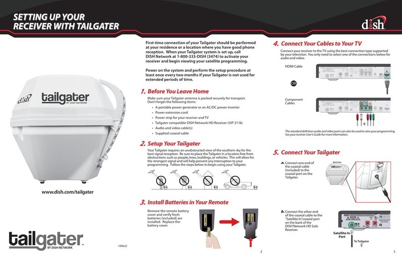 Dish Network Tailgater User manual