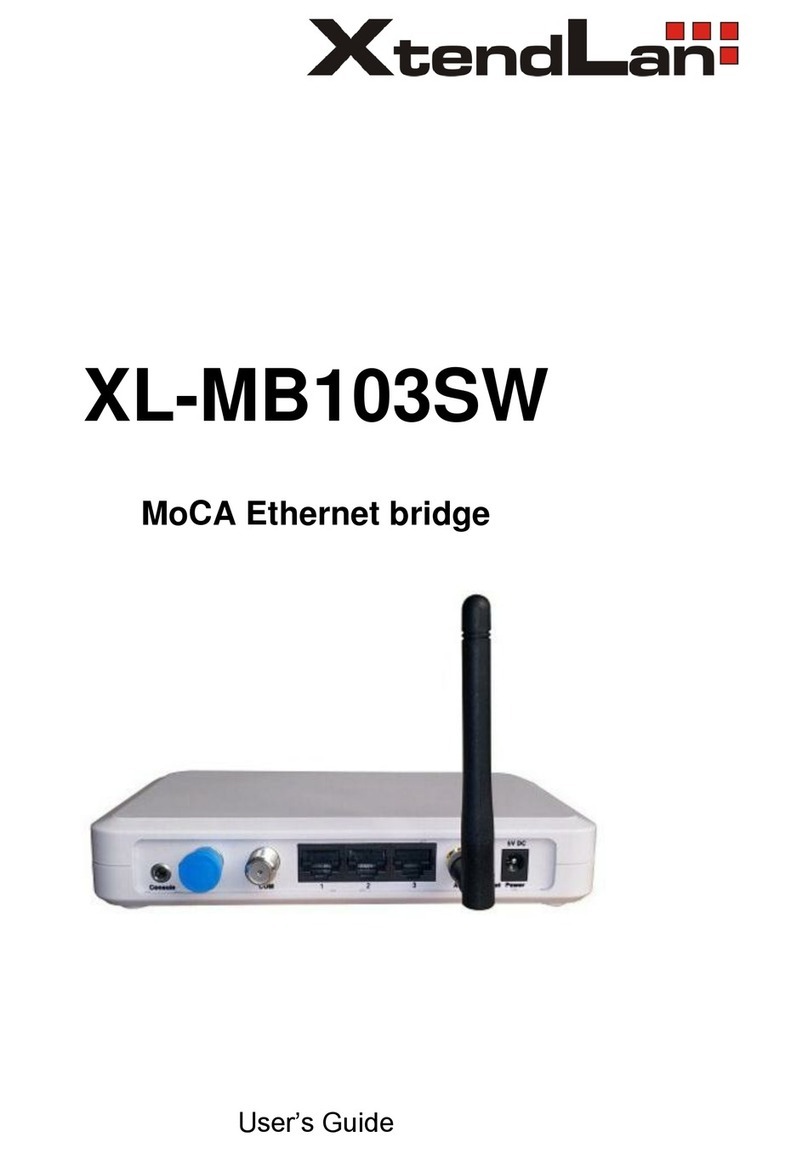 XtendLan XL-MB103SW user guide