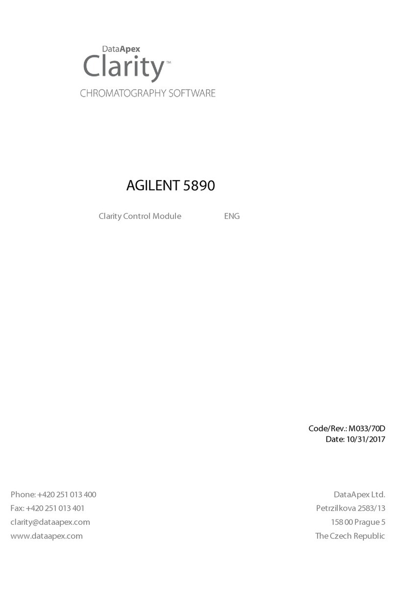 Agilent Technologies 5890 User manual