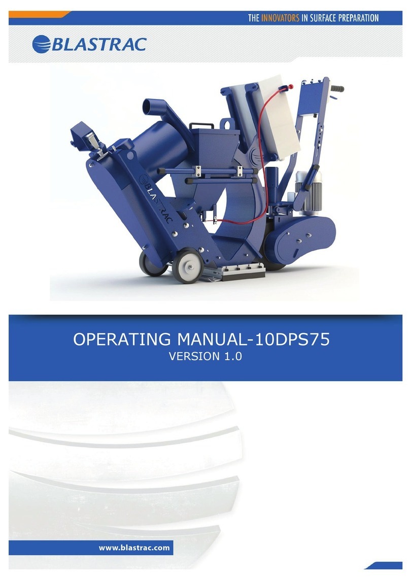 Blastrac 10DPS75 operating manual