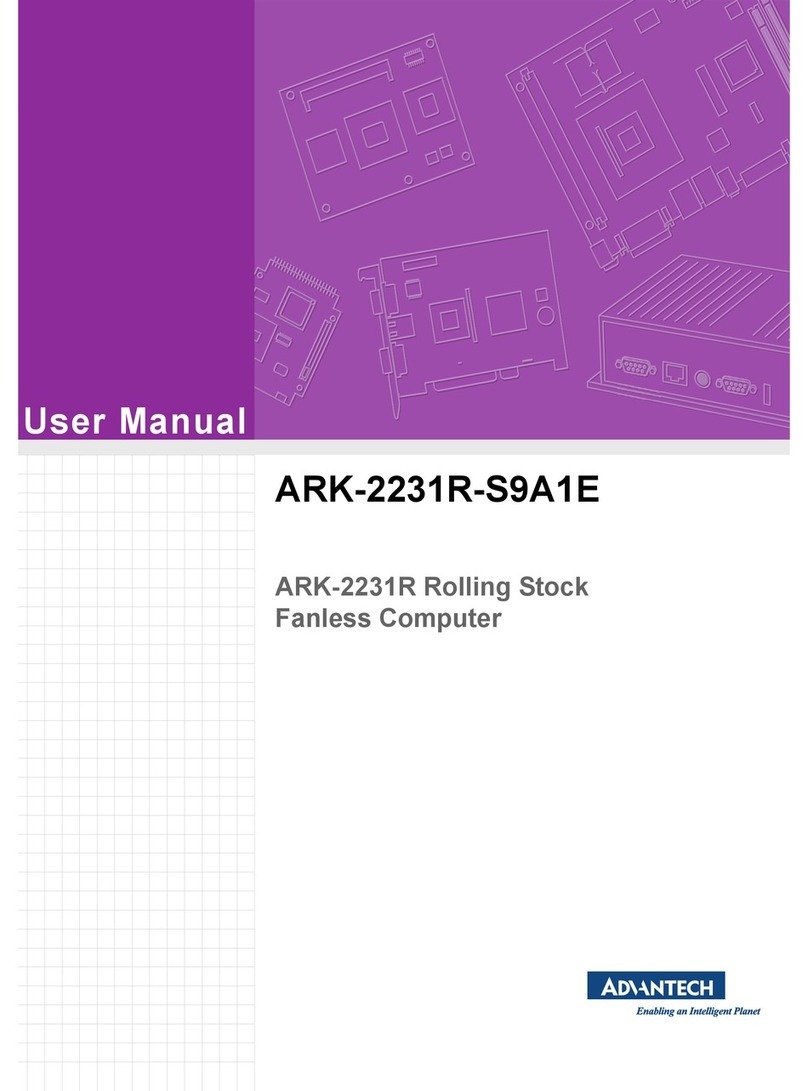 Advantech ARK-2231R-S9A1E User manual