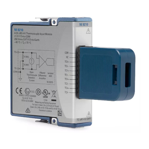 National Instruments NI 9210 User manual