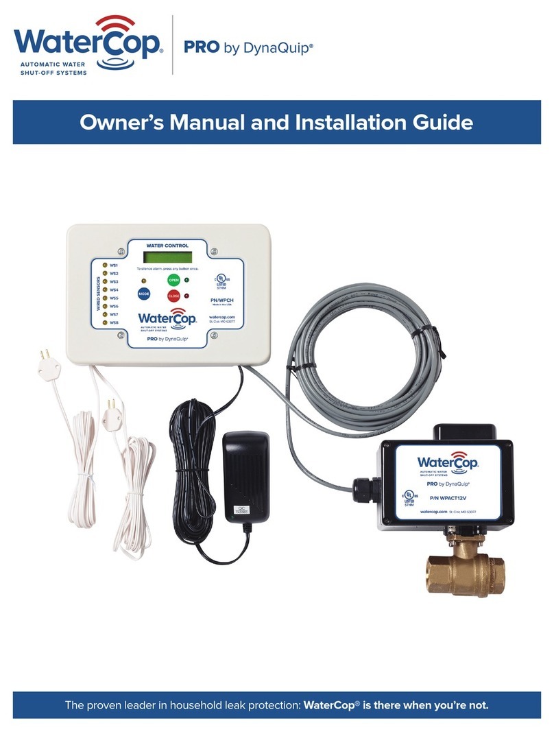 WaterCop WPK Series Owner's manual and installation guide WaterCop WPK Series Owner's manual and installation guide
