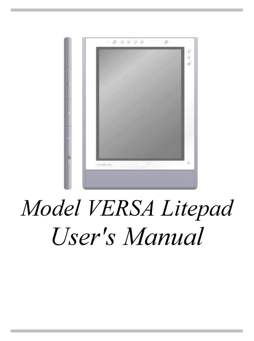 NEC Versa LitePad user manual
