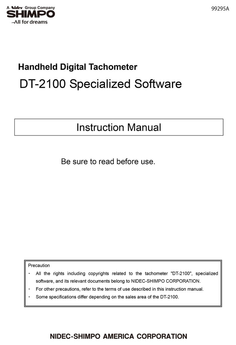 Nidec-Shimpo DT-2100 instruction manual