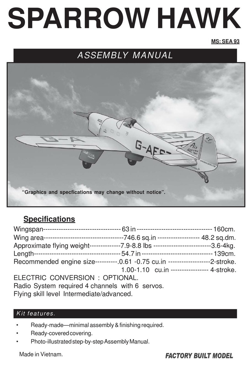 Seagull Models Sparrow Hawk SEA-93 User manual
