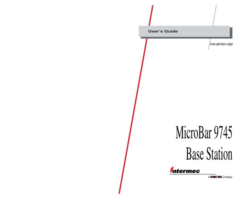 Intermec Microbar 9745 Base Station User manual Intermec Microbar 9745 Base Station User manual
