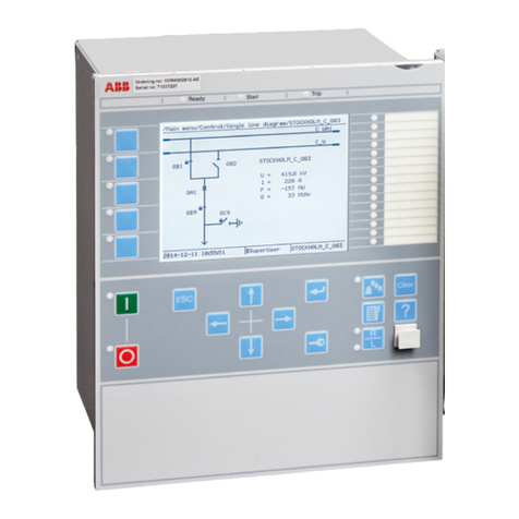 ABB Relion 670 series Installation and operation manual