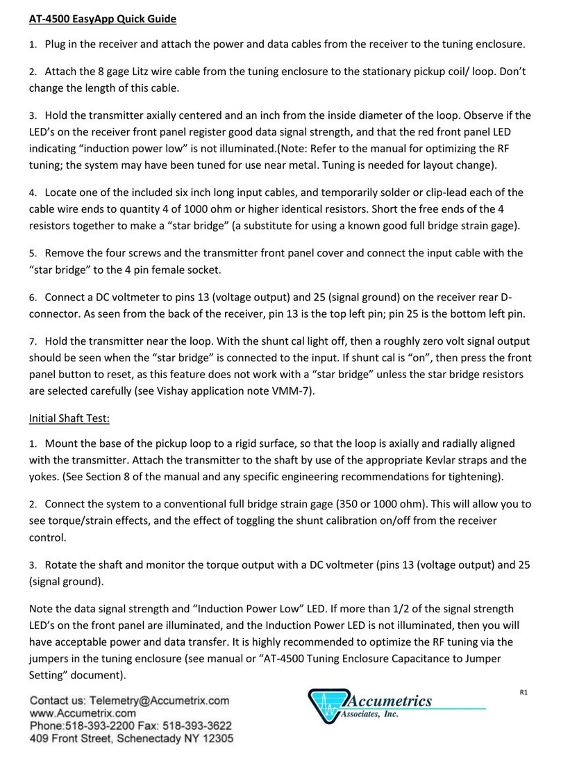 Accumetrics AT-4500 EasyApp quick guide