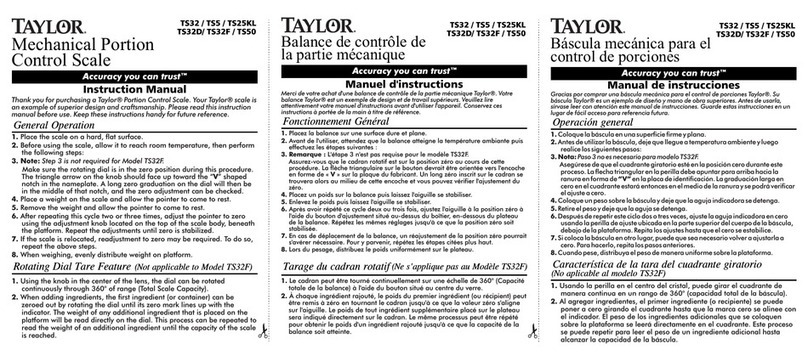 Taylor TS32 instruction manual