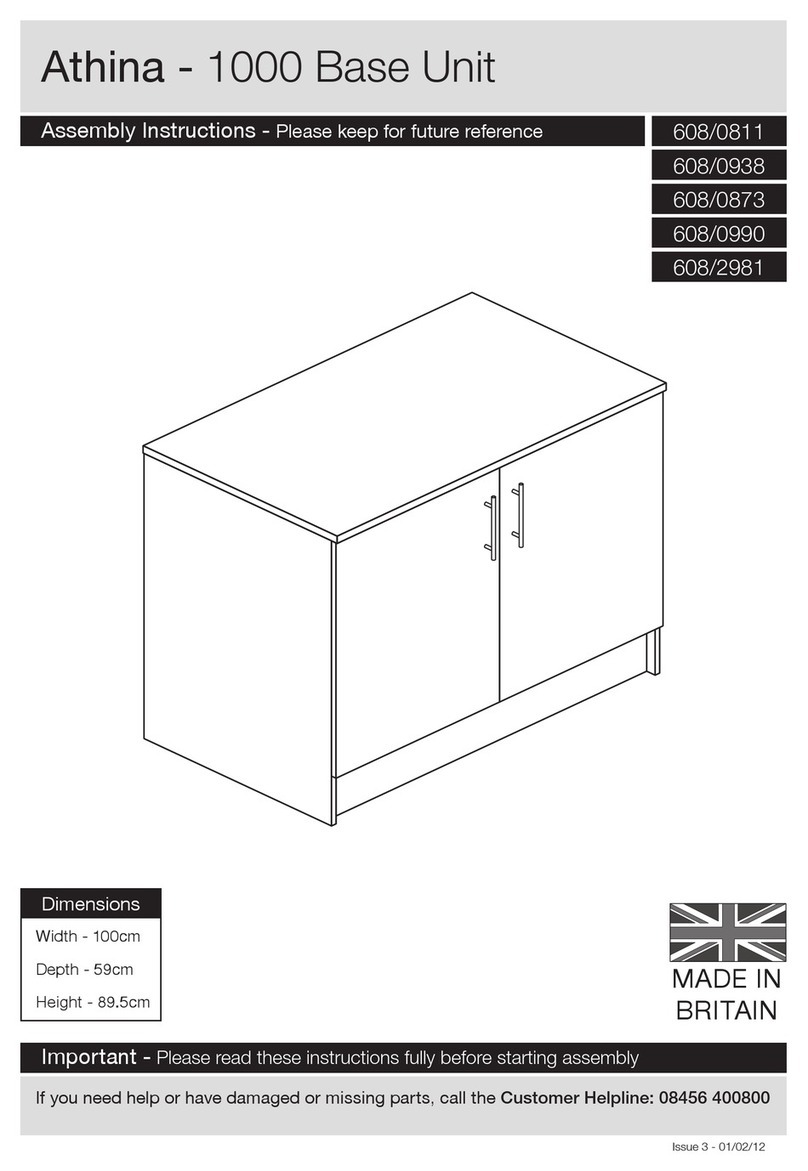 Argos 608/0811 Assembly instructions Argos 608/0811 Assembly instructions