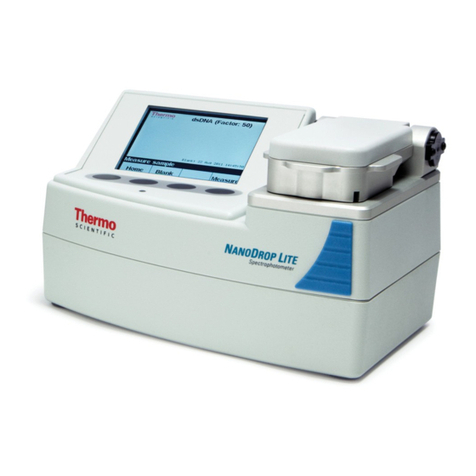 Thermo Scientific Nanodrop Lite User manual