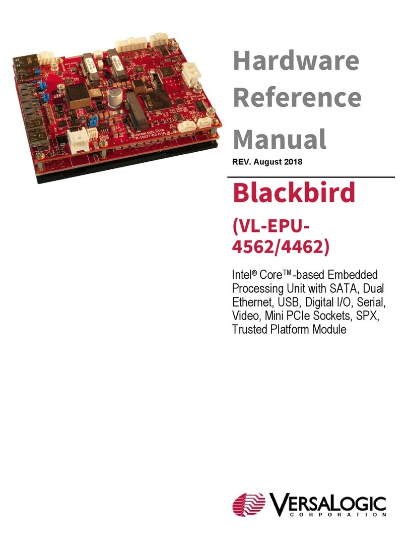 VersaLogic Blackbird VL-EPU4562 Hardware reference manual