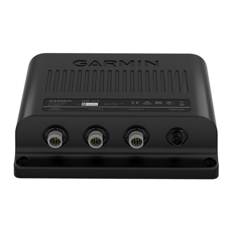 Garmin VHF 315 Series User manual
