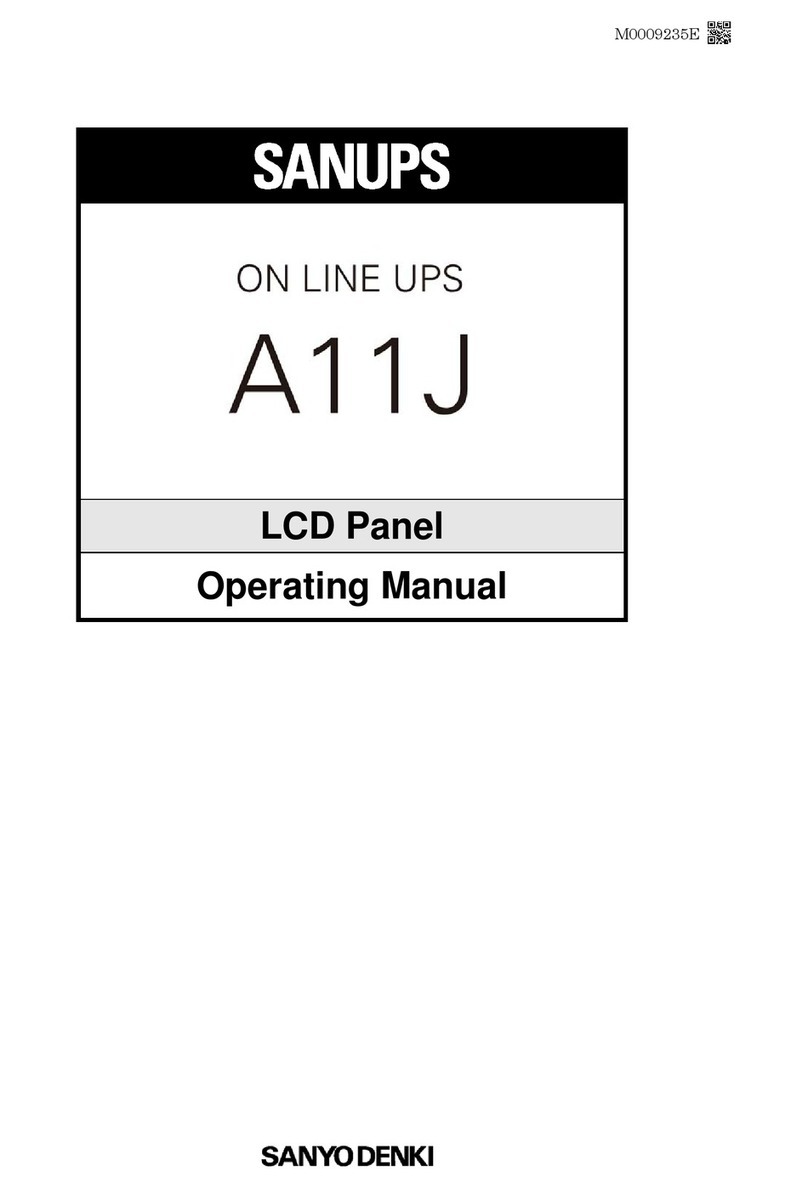 SANUPS A11J operating manual SANUPS A11J operating manual