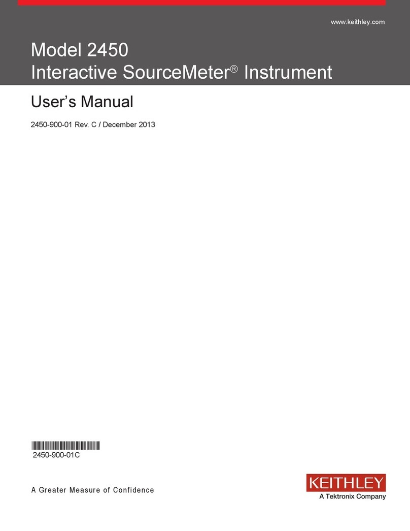 Keithley Interactive SourceMeter 2450 User manual