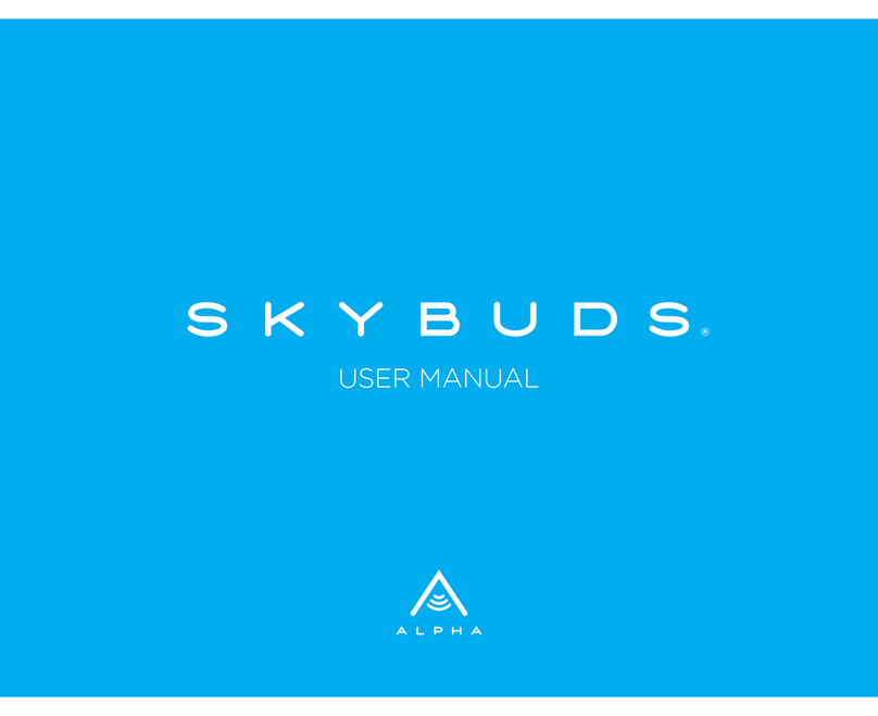 Alpha Skybuds User manual