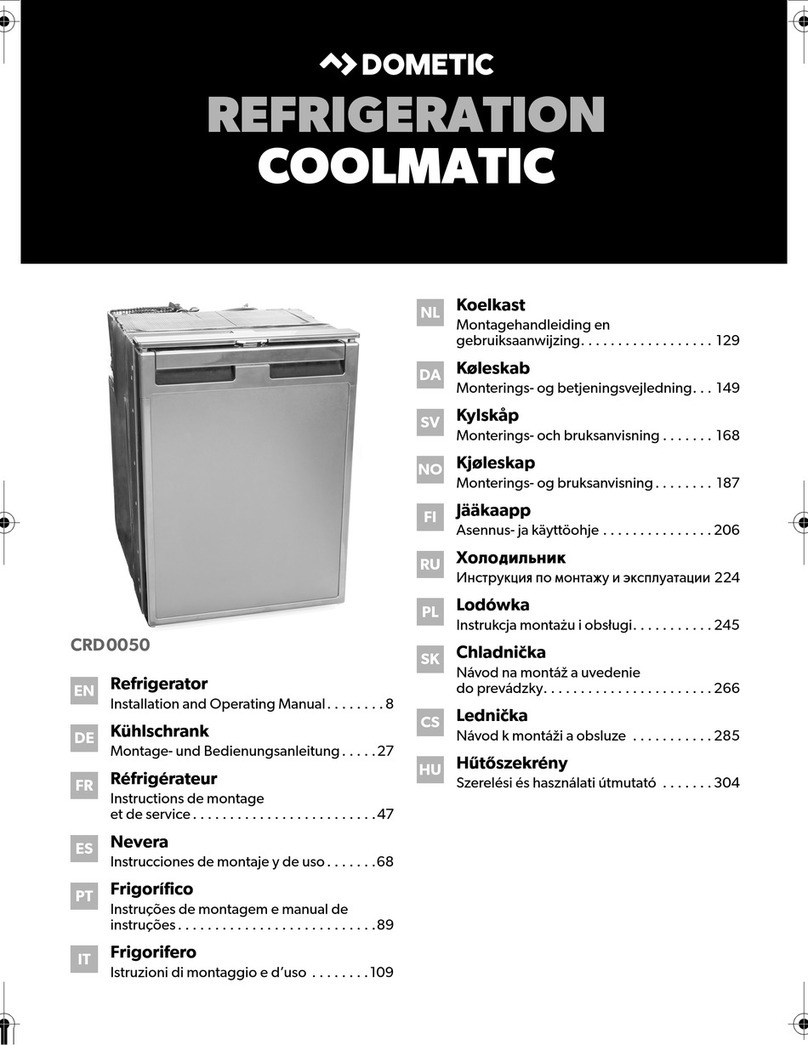 Dometic CRD0050 User manual