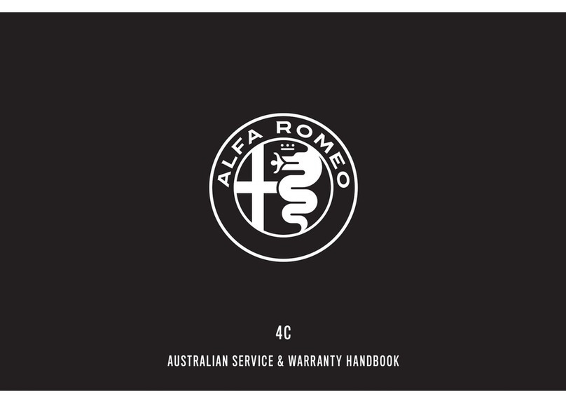 Alfa Romeo 4C Spider 2015 Service handbook
