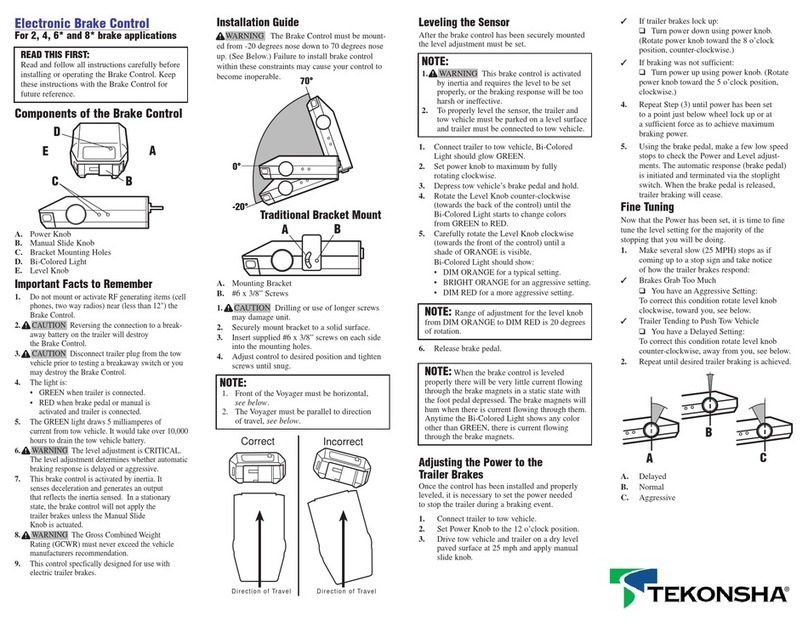 Tekonsha Electronic Brake Control installation guide Tekonsha Electronic Brake Control installation guide