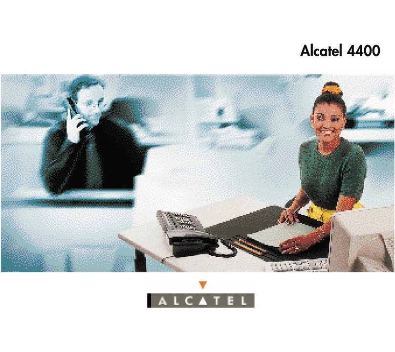 Alcatel OmniPCX 4400 User manual Alcatel OmniPCX 4400 User manual