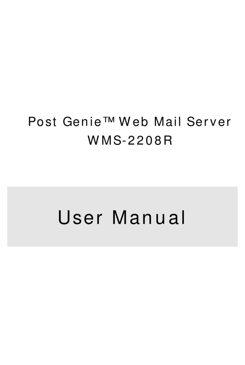 Post Genie WMS-2208R user manual