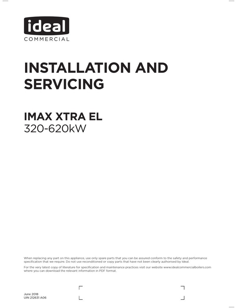 IDEAL IMAX XTRA EL Installation and servicing IDEAL IMAX XTRA EL Installation and servicing