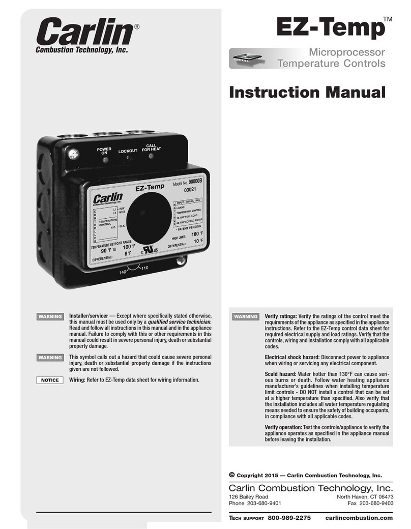 Carlin EZ-Temp User manual