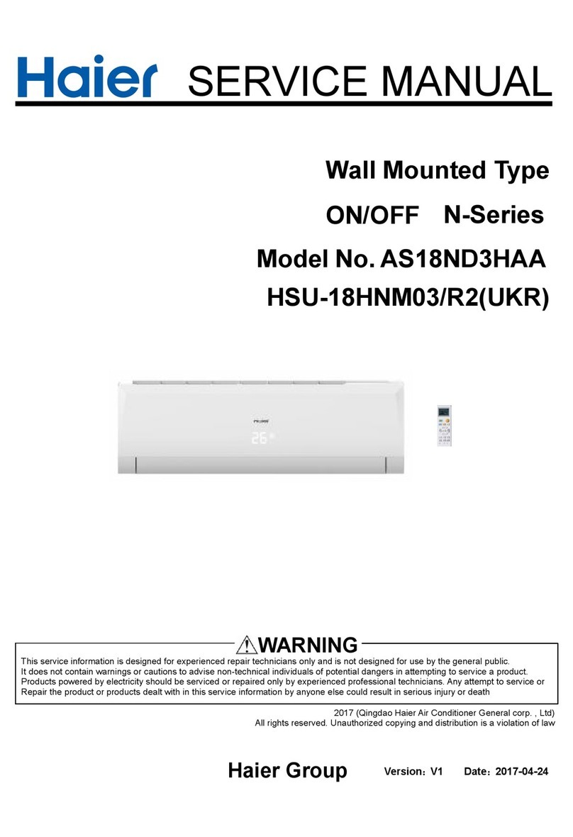 Haier AS18ND3HAA User manual