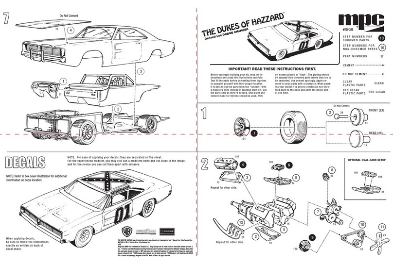 MPC The Dukes Of Hazzard M706-200 User manual