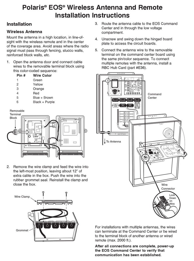 Polaris EOS installation instructions Polaris EOS installation instructions