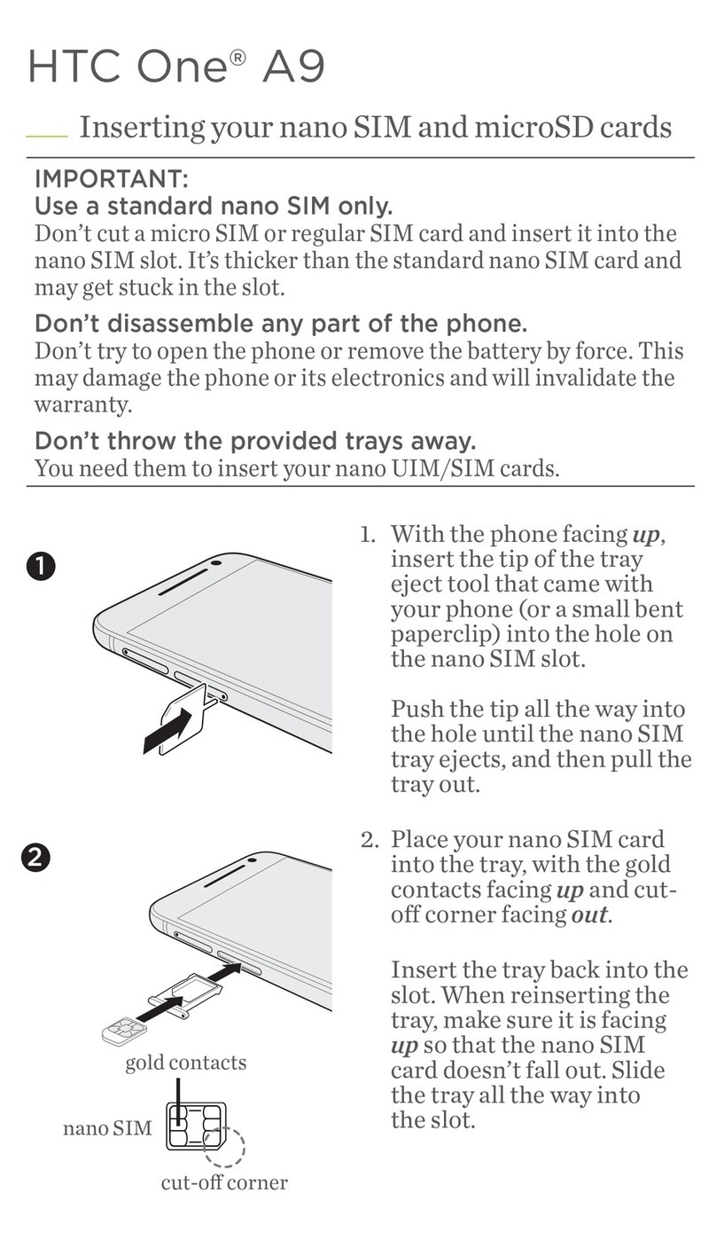 HTC One A9 User manual