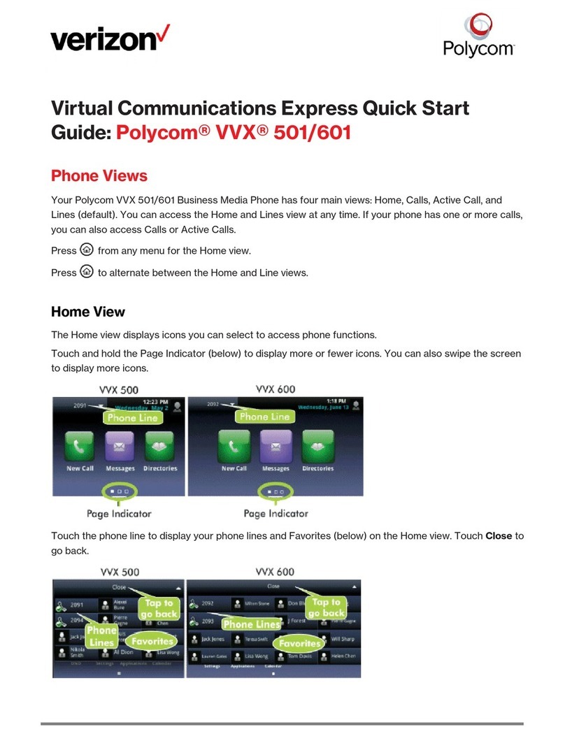 Polycom VVX 501 User manual