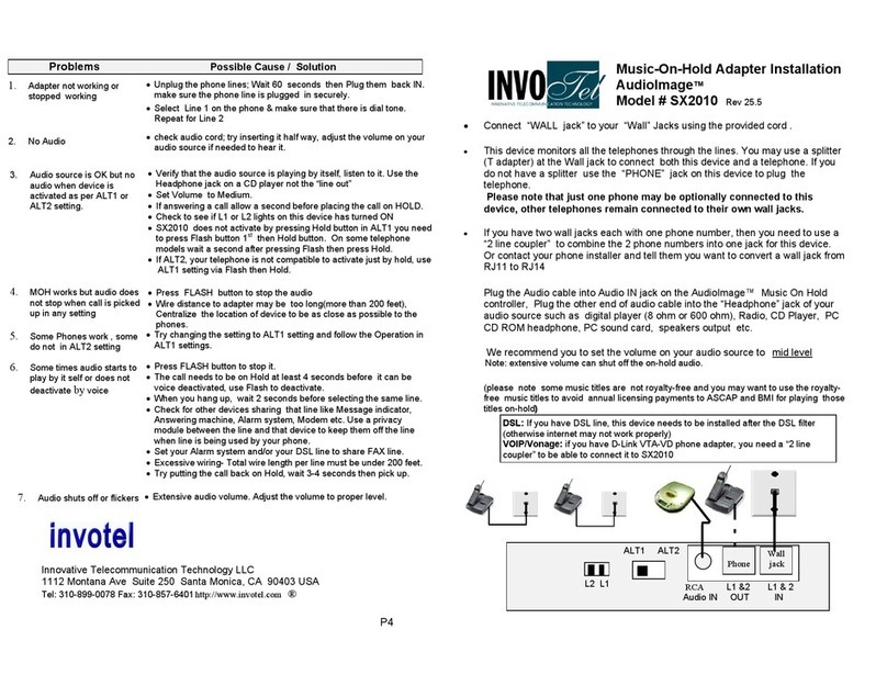 invotel SX2010 manual