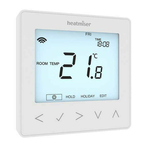Heatmiser neoStat-hw V2 User manual Heatmiser neoStat-hw V2 User manual