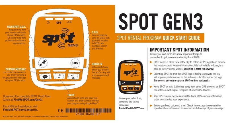 FindMeSPOT SPOT GEN3 User manual
